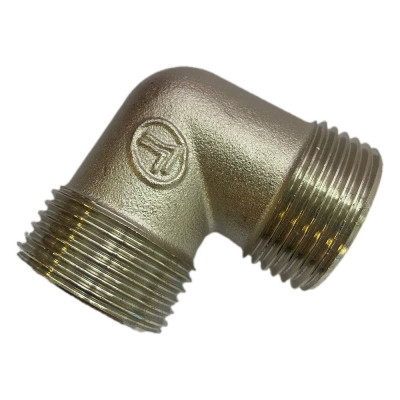 Угол резьбовой латунный никелированный DOUBLE-LIN нр/нр - 3/4" LL6136B (3/4")
