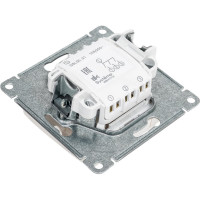 3-клавишный выключатель Systeme Electric Glossa Перламутр сх.3, 10AX SE GSL000631