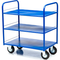 Платформенная тележка СТЕЛЛА-ТЕХНИК 3-х ярусная, 600х900 мм КР-3-125-И