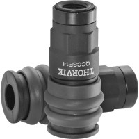 Муфта БРС европейского типа с внутренней резьбовой частью BSPT 1/4F QCCSF14 THORVIK 53634