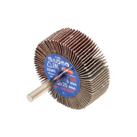 Круг лепестковый абразивный радиальный 60x20 мм, хвостовик 6 мм, P100 ДИОЛД 90018007