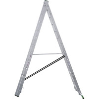 Алюминиевая трехсекционная лестница Новая Высота усиленная 3х12 ступеней 2230312