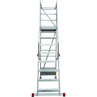 Передвижная складная лестница с площадкой Новая Высота 8 ступеней 3540108