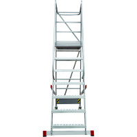 Передвижная складная лестница с площадкой Новая Высота 7 ступеней 3540107