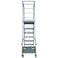 Передвижная складная лестница с площадкой Новая Высота 7 ступеней 3540107