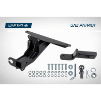 Фаркоп под квадрат UAZ Patriot 2005-2016/2016-н.в. (шар E; 1500/75 кг) BERG F.6311.002