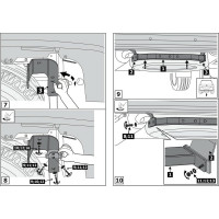 Фаркоп торцевой Toyota Land Cruiser 200 кроме Executive/TRD 2007-21 BERG F.5713.001