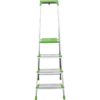 Алюминиевая стремянка Новая Высота с органайзером, 1х4 ступени PRO, 2К башмаки 2118104