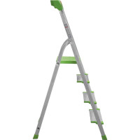 Алюминиевая стремянка Новая Высота с органайзером, 1х4 ступени PRO, 2К башмаки 2118104