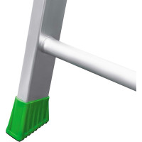 Алюминиевая стремянка Новая Высота, с органайзером, 1х5 ступеней, 2К башмаки, 2118105