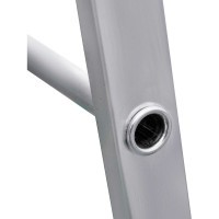 Алюминиевая стремянка Новая Высота, с органайзером, 1х5 ступеней, 2К башмаки, 2118105