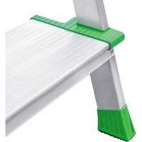 Алюминиевая стремянка Новая Высота, с органайзером, 1х5 ступеней, 2К башмаки, 2118105