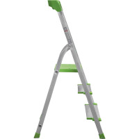 Алюминиевая стремянка Новая Высота с органайзером PRO, 1х3 ступени, 2К башмаки 2118103
