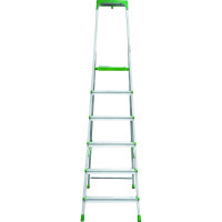 Алюминиевая стремянка Новая Высота PRO с органайзером, NV 2115 1x5 ступеней, Max нагр. 180 кг, 2К башмаки, 2115106