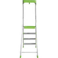 Алюминиевая стремянка Новая Высота PRO с органайзером, NV 2115 1х4 ступени, Max нагр. 180 кг, 2К башмаки, 2115104