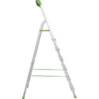 Алюминиевая стремянка Новая Высота PRO с органайзером, NV 2115 1x7 ступеней, Max нагр. 180 кг, 2К башмаки, 2115107