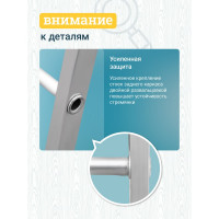 Алюминиевая стремянка с органайзером Новая Высота 5 ступеней 1118105