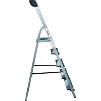 Алюминиевая стремянка с органайзером Новая Высота 5 ступеней 1118105