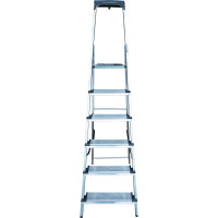 Алюминиевая стремянка с органайзером Новая Высота 6 ступеней 1118106