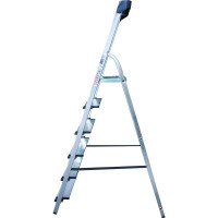 Алюминиевая стремянка с органайзером Новая Высота 6 ступеней 1118106