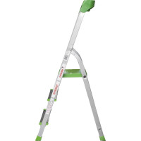 Алюминиевая стремянка Новая Высота с органайзером, 1x3 ступени, 2К башмаки, 2115103