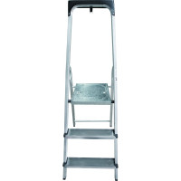 Алюминиевая стремянка с органайзером Новая Высота 3 ступени 1115103