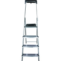 Алюминиевая стремянка с органайзером Новая Высота 4 ступени 1115104