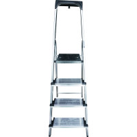 Алюминиевая стремянка с органайзером Новая Высота 4 ступени 1118104