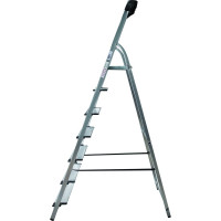 Алюминиевая стремянка с органайзером Новая Высота 7 ступеней 1118107
