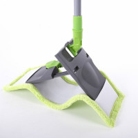 Швабра с флаундером ЛЮБАША 40 см, черенок 110 см, еврорезьба, насадка МОП микрофибра 606312