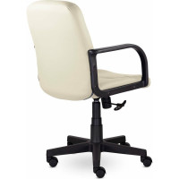 Кресло BRABIX "Top MG-333", с подлокотниками, кожзам, бежевое, 532554