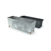 Кашпо на ножках Prosperplast DUC800NE 422U URBI CASE BETON EFFECT 770х235х300 мм, бетон 066955