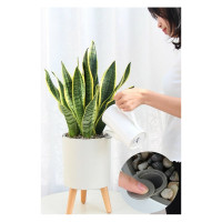 Умный цветочный горшок с автополивом в форме цилиндра Green Helper GZ501