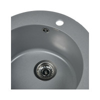 Кухонная мойка из искусственного гранита WISENT Грэй (500x500мм) MWR510-29/WGER013