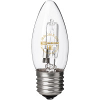 Галогенная лампа TDM ELECTRIC "Свеча" прозрачная, 28 Вт-230 В-Е27 SQ0341-0095