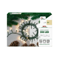 Электрогирлянда B&H Нить, 15 м, 200 теплых белых матовых светодиодов BH-HO2704-WW