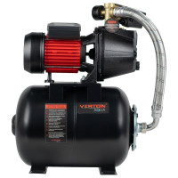 Насосная станция VERTON AQUA PS900C/24 900 Вт, 50 л/мин, 24 л, гл. 8 м, высота 45 м, 1", 3 бар 01.13297.13547