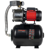 Насосная станция VERTON AQUA PS900S/24 900 Вт, 50 л/мин, 24 л, гл. 8 м, высота 45 м, 1", 3 бар 01.13297.13551