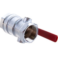 Шаровой кран Giacomini латунь со спускником R250DS хром 32 Ру35 ВР G1 1/4 дюйма R250SX006 007-0875