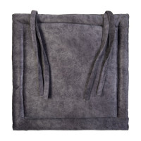 Подушка с завязками на стул SKYWAY 36x36 см, велюр, серая 017 S10302005