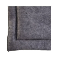 Подушка с завязками на стул SKYWAY 36x36 см, велюр, серая 017 S10302005