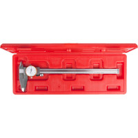 Штангенциркуль с круглой шкалой в кейсе, губ. 50мм, 0.01 SHAN ШЦК-1-300 123676