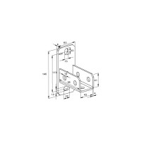 Фланец Fischer SF L 41, 10 шт. 504355