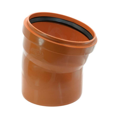 Отвод Ostendorf наружной канализации 250 мм, 15 градусов 224200