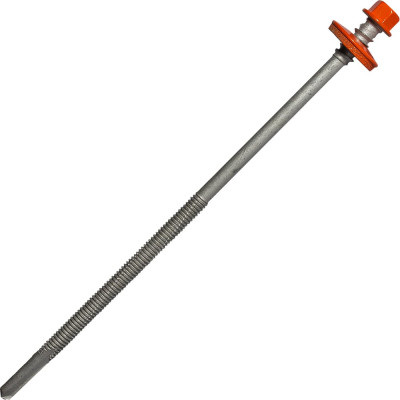 Саморез для сэндвич-панелей HARDWEX ТМ HWX16-P20-6.3/5.5x160 мм, св.№6, RUSPERT, RAL 2004, 50 шт. 5190002408487