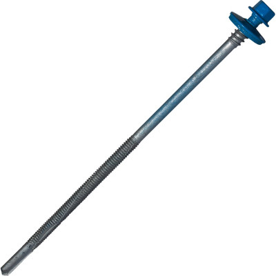 Саморез для сэндвич-панелей HARDWEX ТМ HWX16-P20-6.3/5.5x160 мм, св.№6, RUSPERT, RAL 5015, 50 шт. 5190002408562