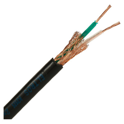 Кабель микрофонный ELTROS КММ 2x0,35, бухта 400м, черный КММ-0235-ELTROS-MP