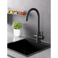 Смеситель для кухни Agger Zest черный A0700744