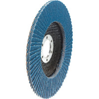 Круг лепестковый торцевой по металлу PROFI (125х22 мм; Р60; циркониевый корунд) Русский Мастер РМ-90269