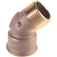 Угольник Viega 45, НВ, 1", бронза RX 264161